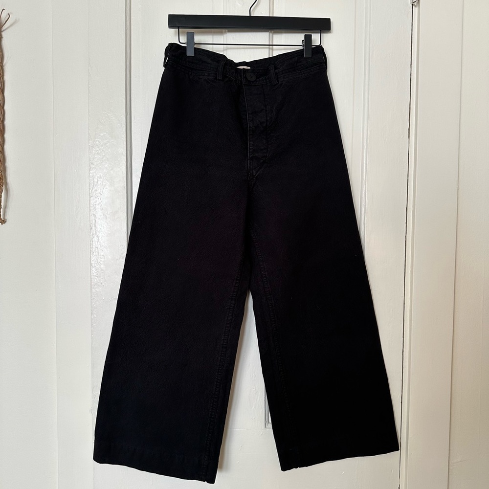 NWOT Jesse Kamm black sailor pant size 8